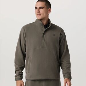 Vuori Men's Aspen Half Snap Fleece Jacket